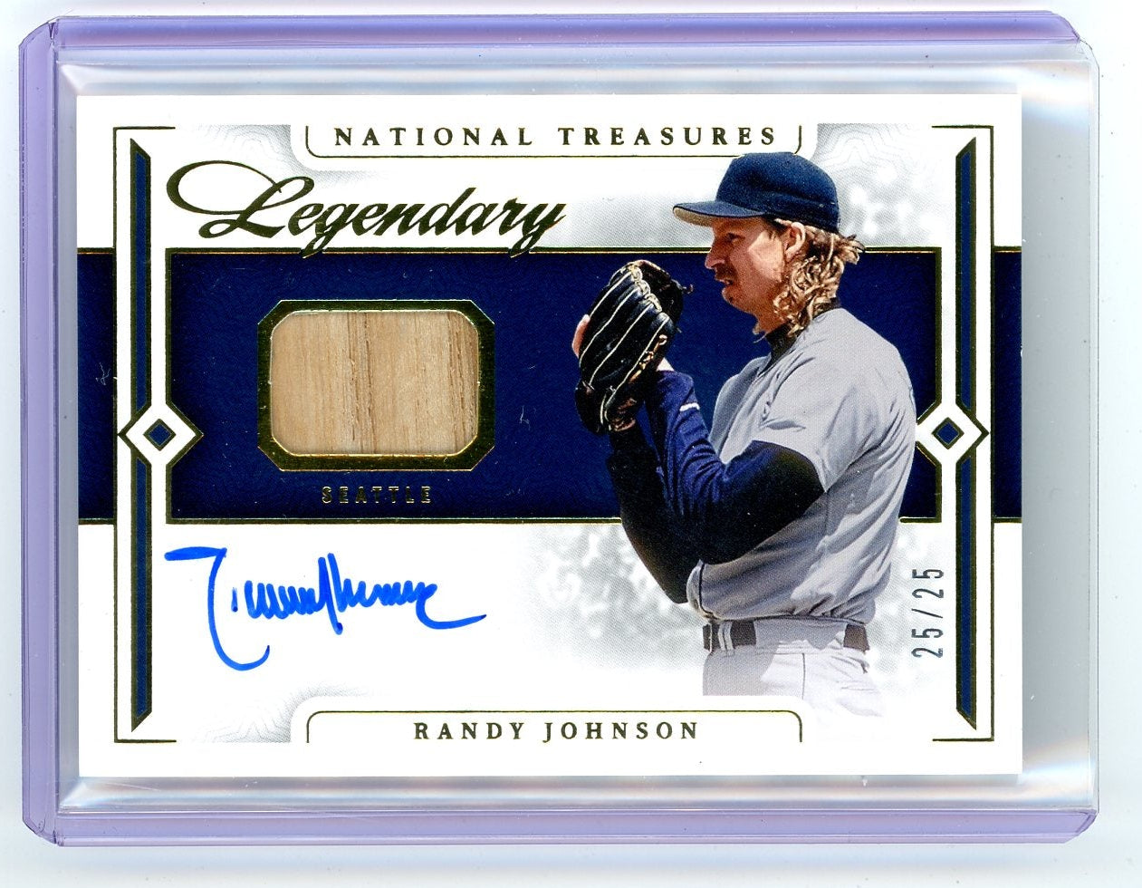 Randy Johnson 2024 Panini National Treasures Legendary autograph relic #'d 25/25
