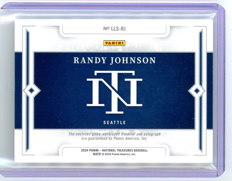 Randy Johnson 2024 Panini National Treasures Legendary autograph relic 