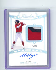 Marcelo Mayer 2024 Panini Flawless 3-color patch autograph #'d 25/25