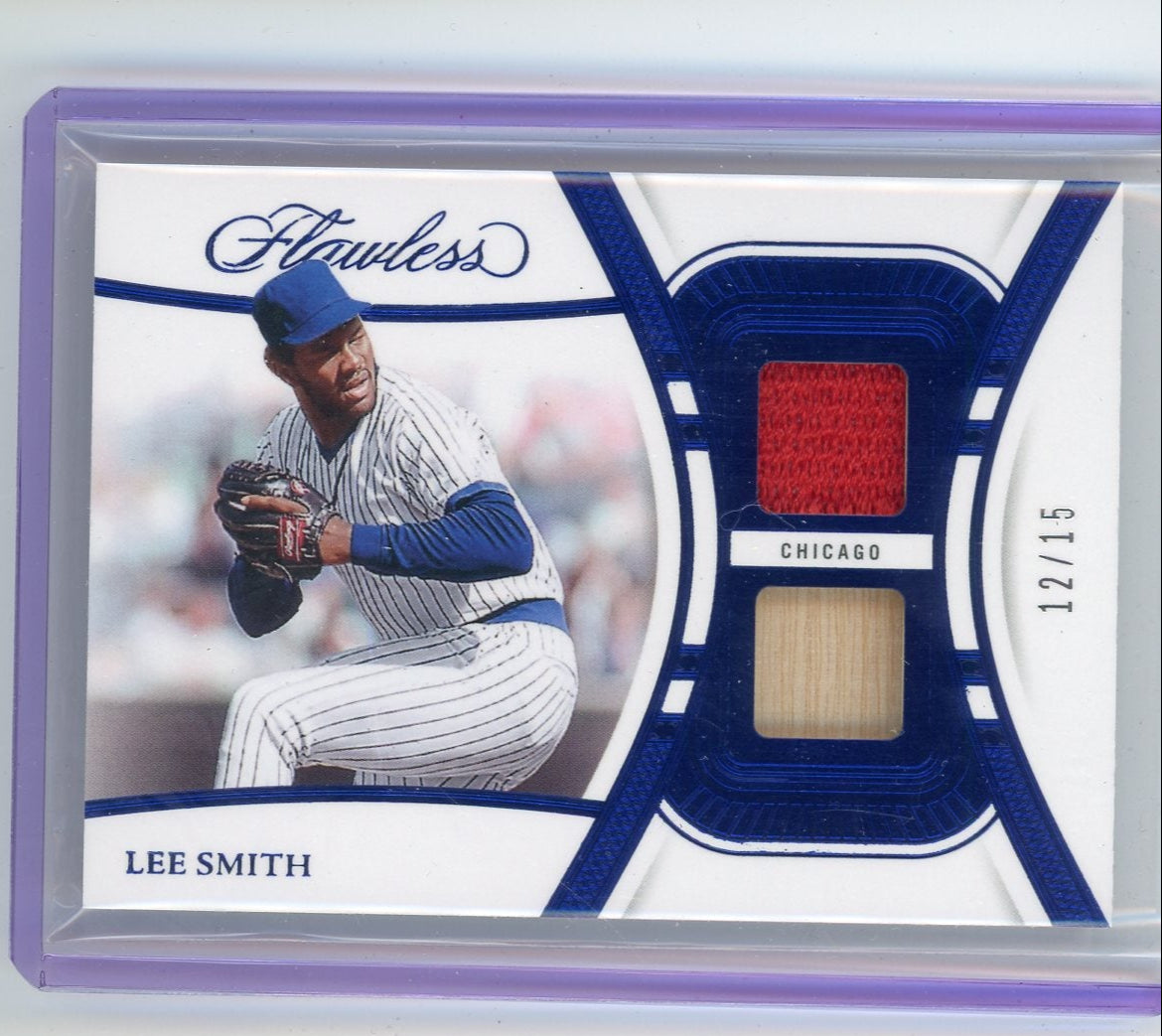 Lee Smith 2024 Panini Flawless Dual bat/jersey relic #'d 12/25