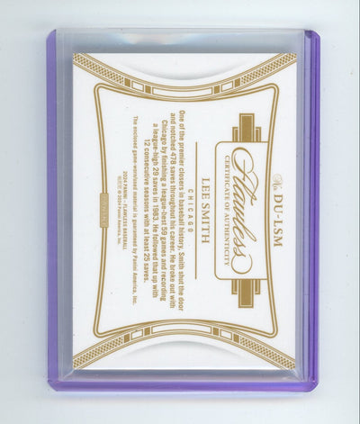 Lee Smith 2024 Panini Flawless Dual bat/jersey relic #'d 12/25