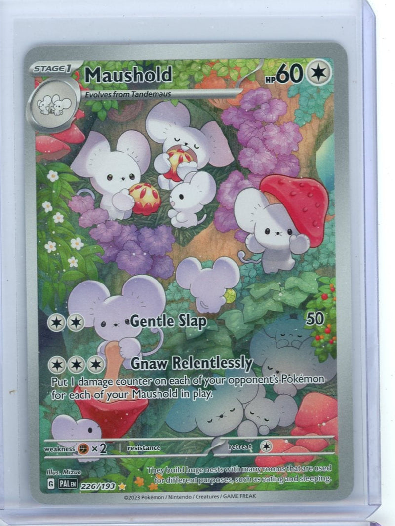 Maushold Pokémon Paldea Evolved Illustration Rare 