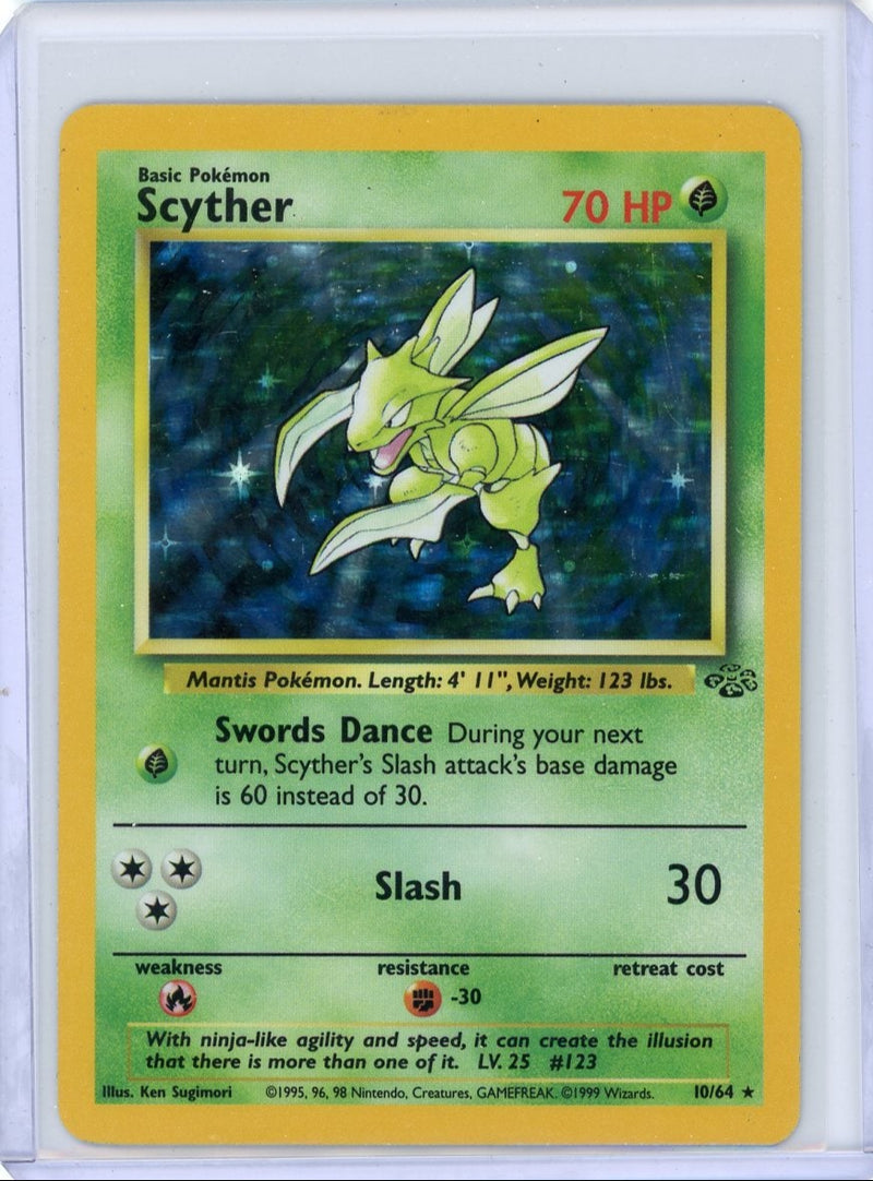 Scyther 1999 Pokemon Jungle holo 