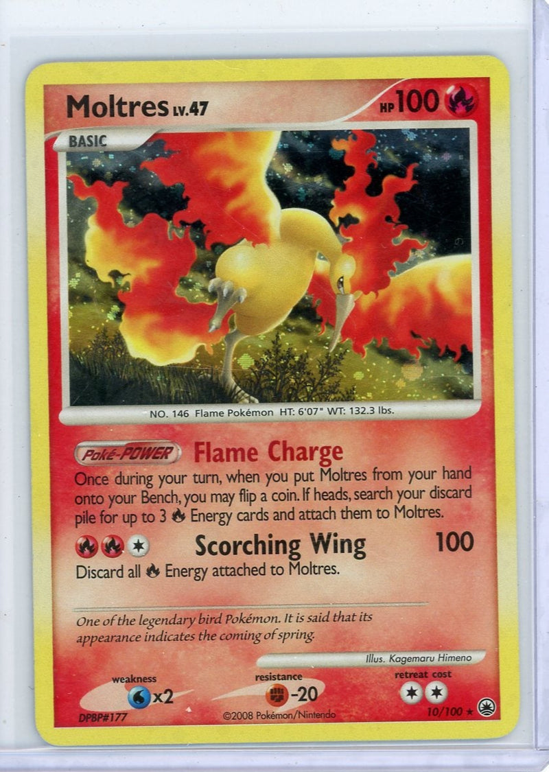 Moltres Lv. 47 Pokémon Diamond & Pearl Majestic Dawn Holo 