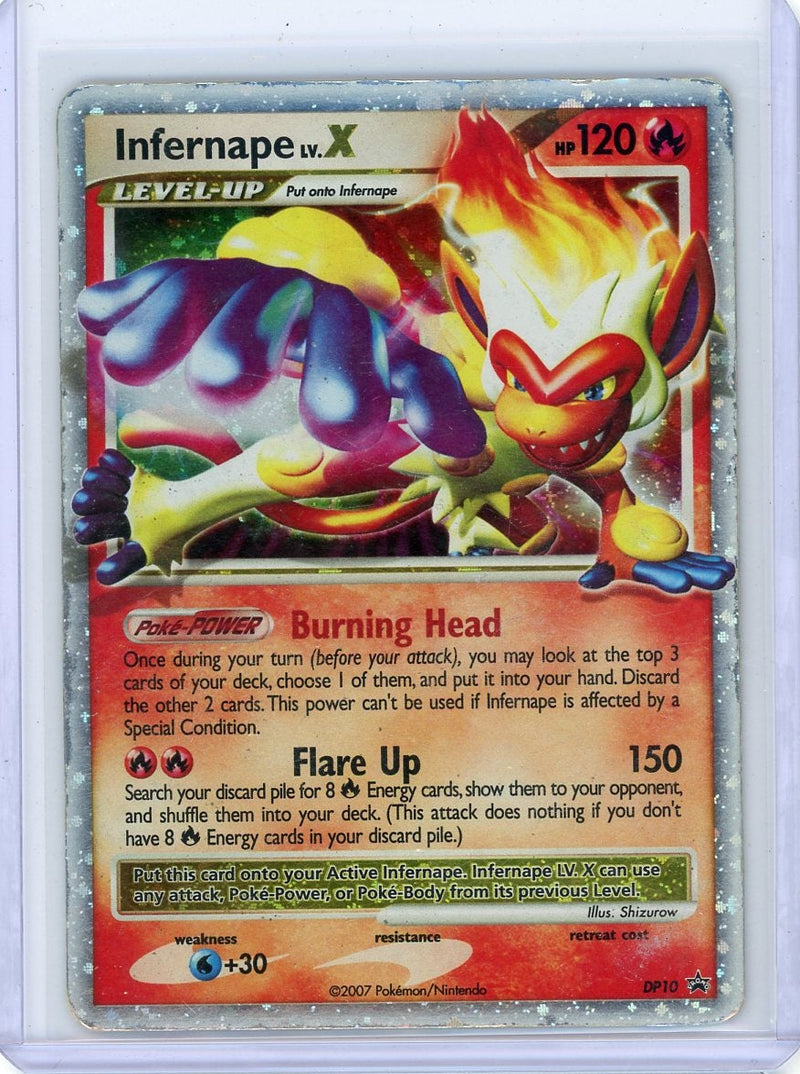 Infernape Lv. X Pokémon Diamond & Pearl Black Star Promo 