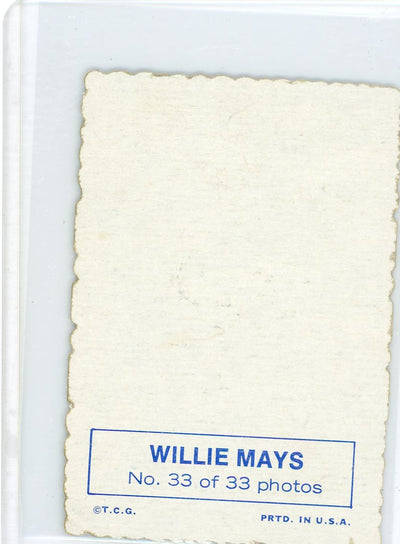 Willie Mays 1969 Topps Deckled Edge #33