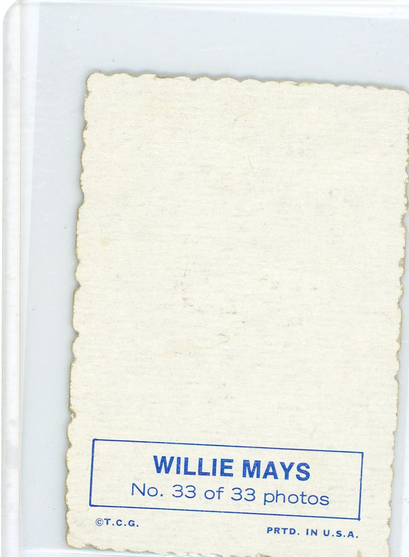 Willie Mays 1969 Topps Deckled Edge 