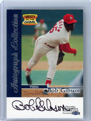 Bob Gibson 1999 Fleer Greats of the Game SI autograph