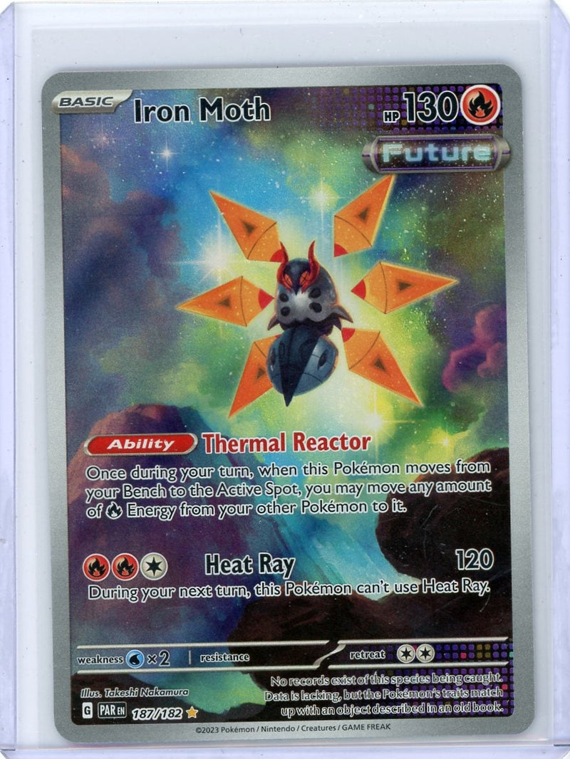 Iron Moth 2023 Pokemon Paradox Rift Illustration rare 