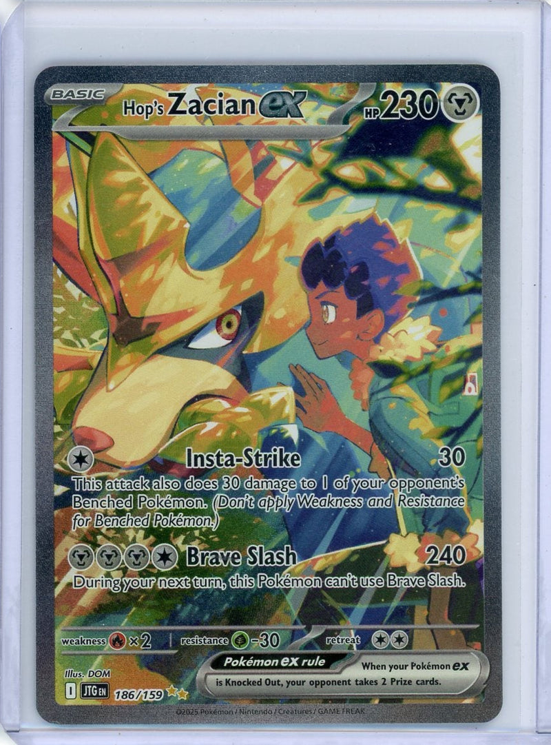 Zacian ex 2023 Pokemon Journey Together Special Illustration Rare Holo 
