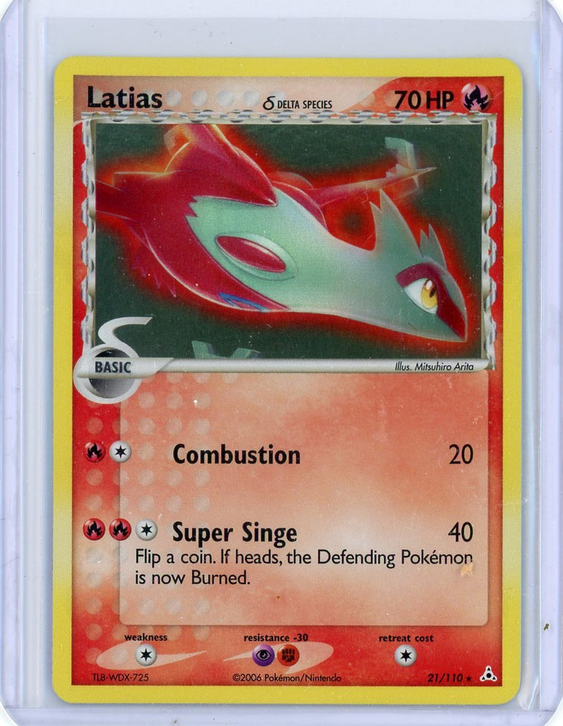 Latias 2006 Pokemon Delta Species rare holo 21/110