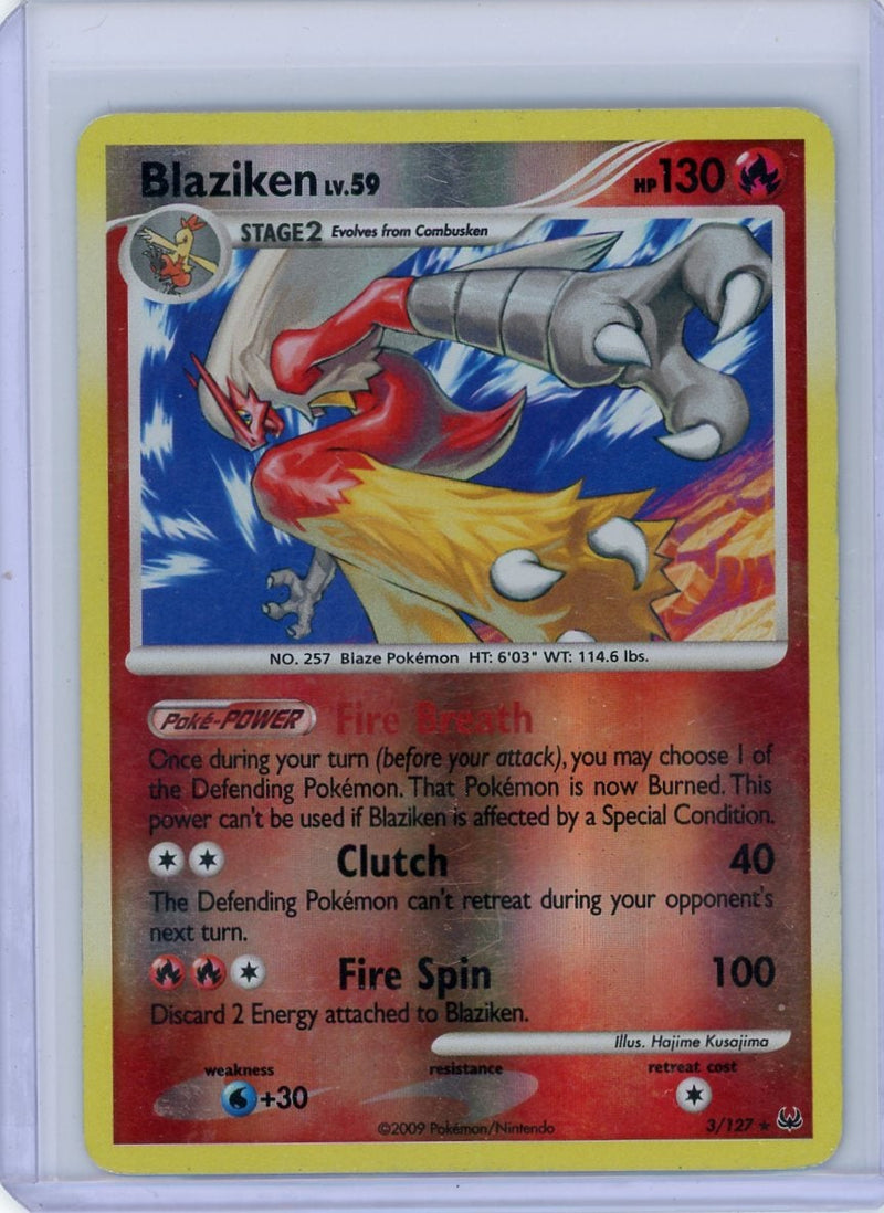 Blaziken Lv.46 Pokémon Diamond & Pearl Great Encounters Reverse Holo 