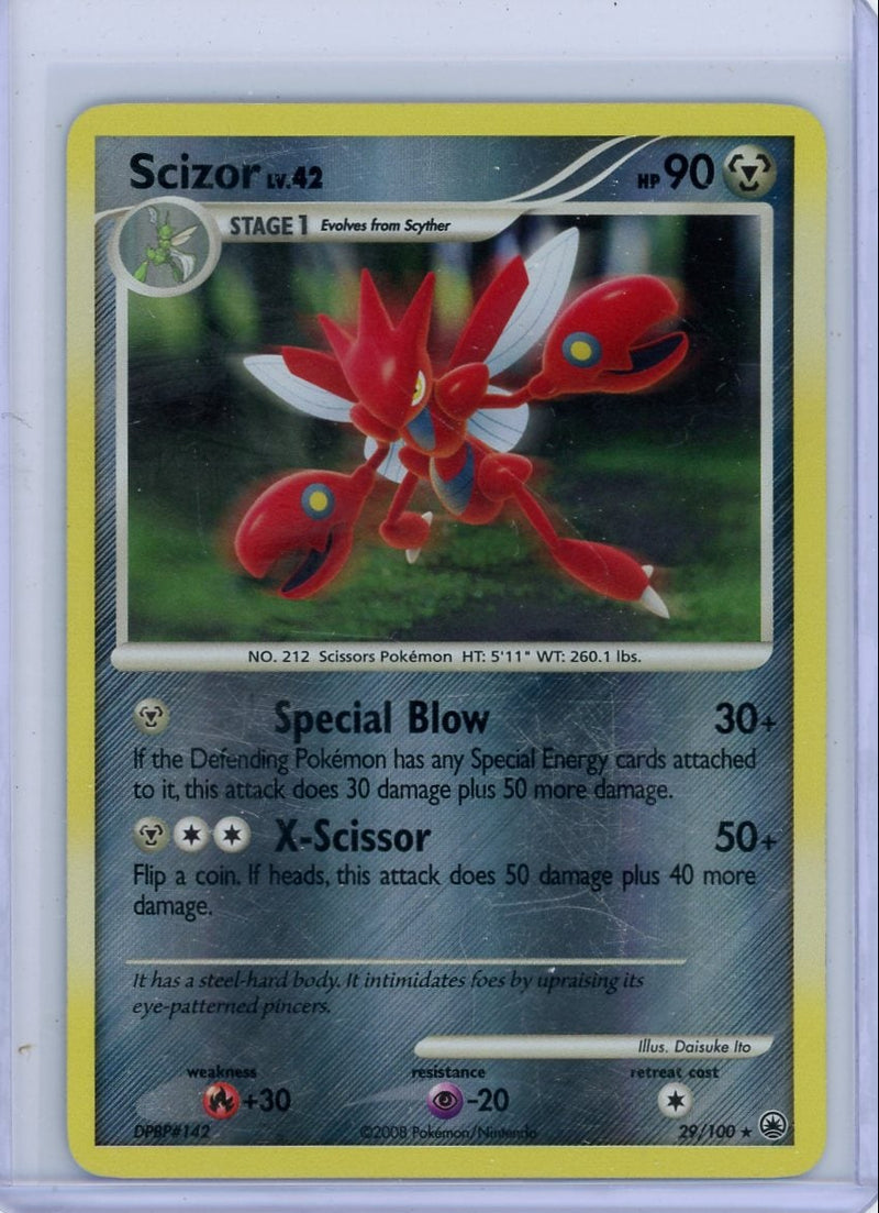 Scizor Lv.43 Pokémon Diamond & Pearl Majestic Dawn Reverse Holo 