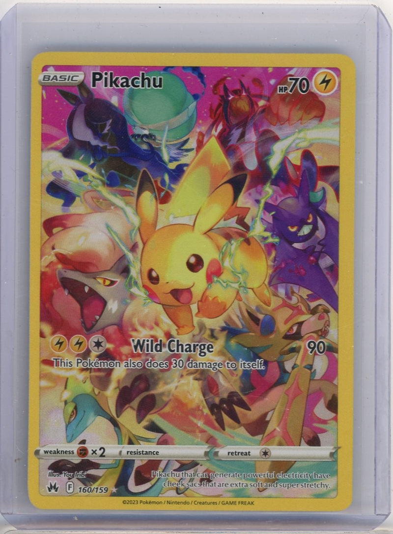 Pikachu Pokémon Crown Zenith Secret Rare 