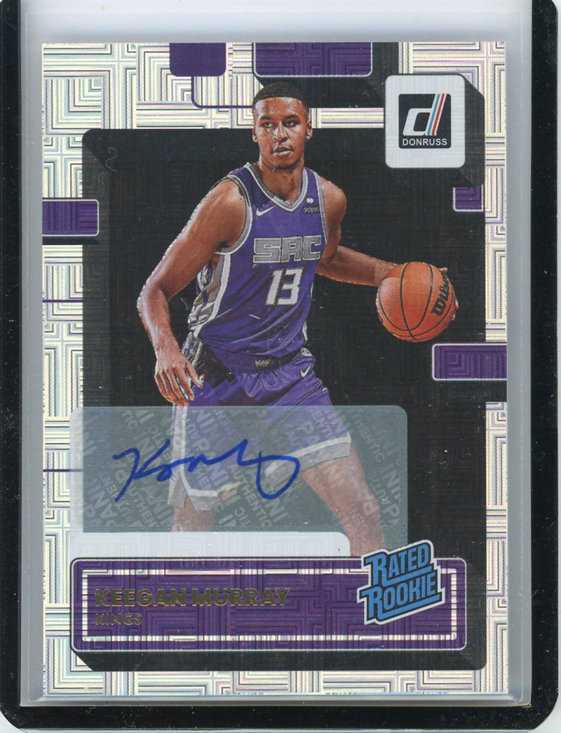 Keegan Murray 2022-23 Panini Donruss Choice autograph rookie card