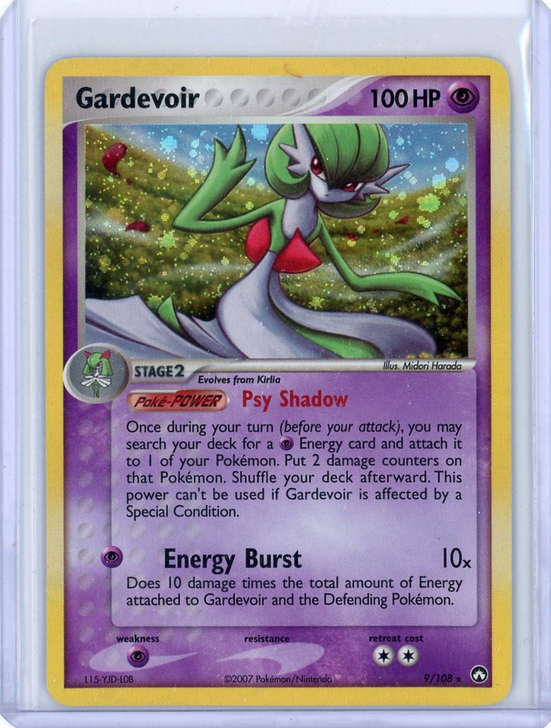 Gardevoir 2007 Pokemon rare holo 9/108