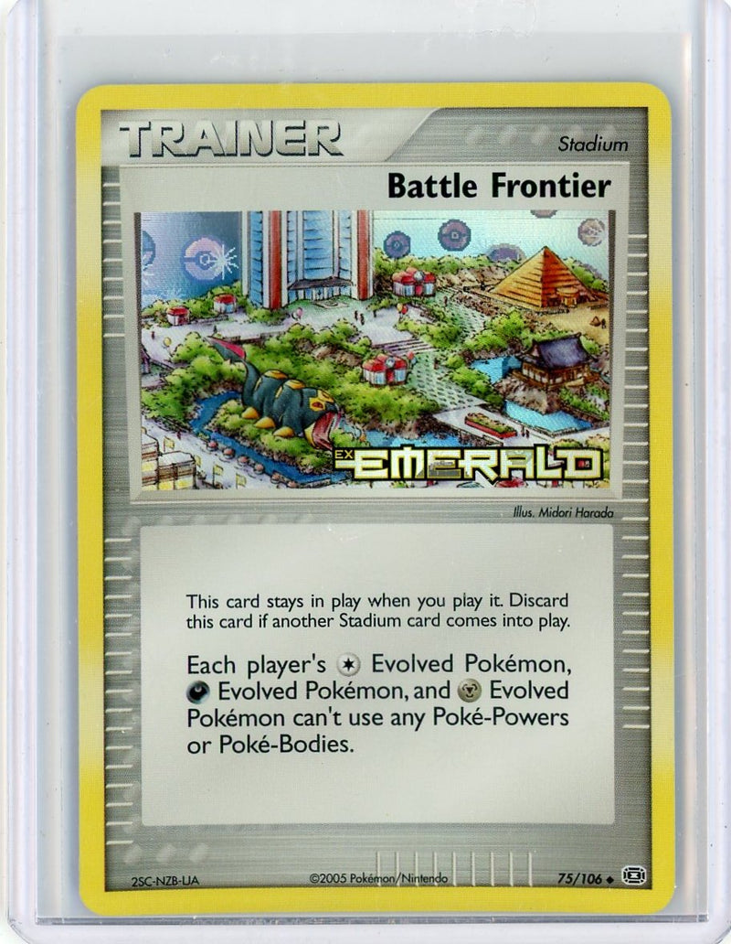 Battle Frontier 2005 Pokemon Emerald reverse holo 75/106