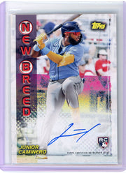 Junior Caminero 2024 Topps Archives 1999 New Breed Auto
