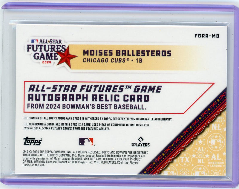 Moises Ballesteros 2024 Bowman&