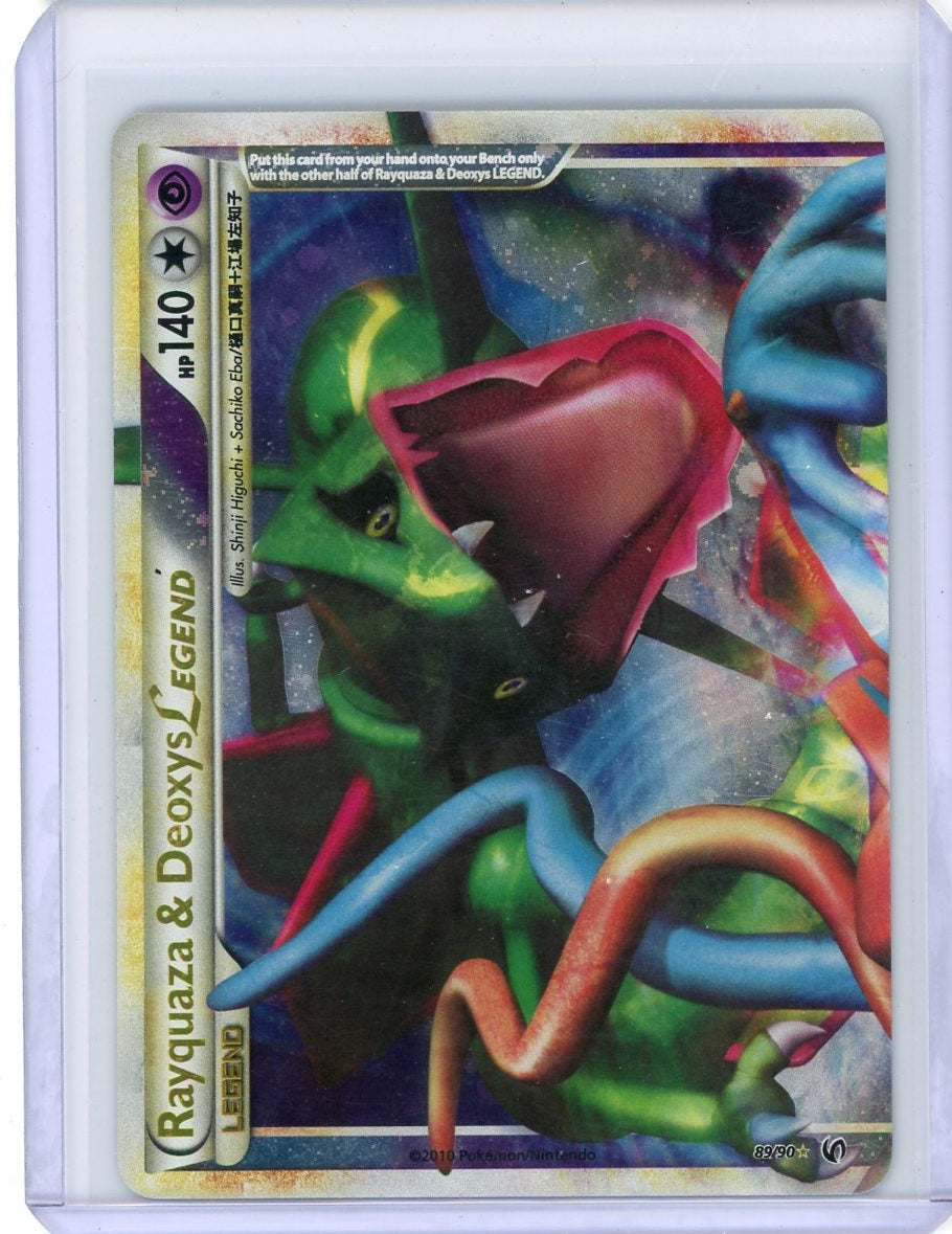 Rayquaza & Deoxys Legend Pokémon HGSS Undaunted Ultra-Rare #89/90