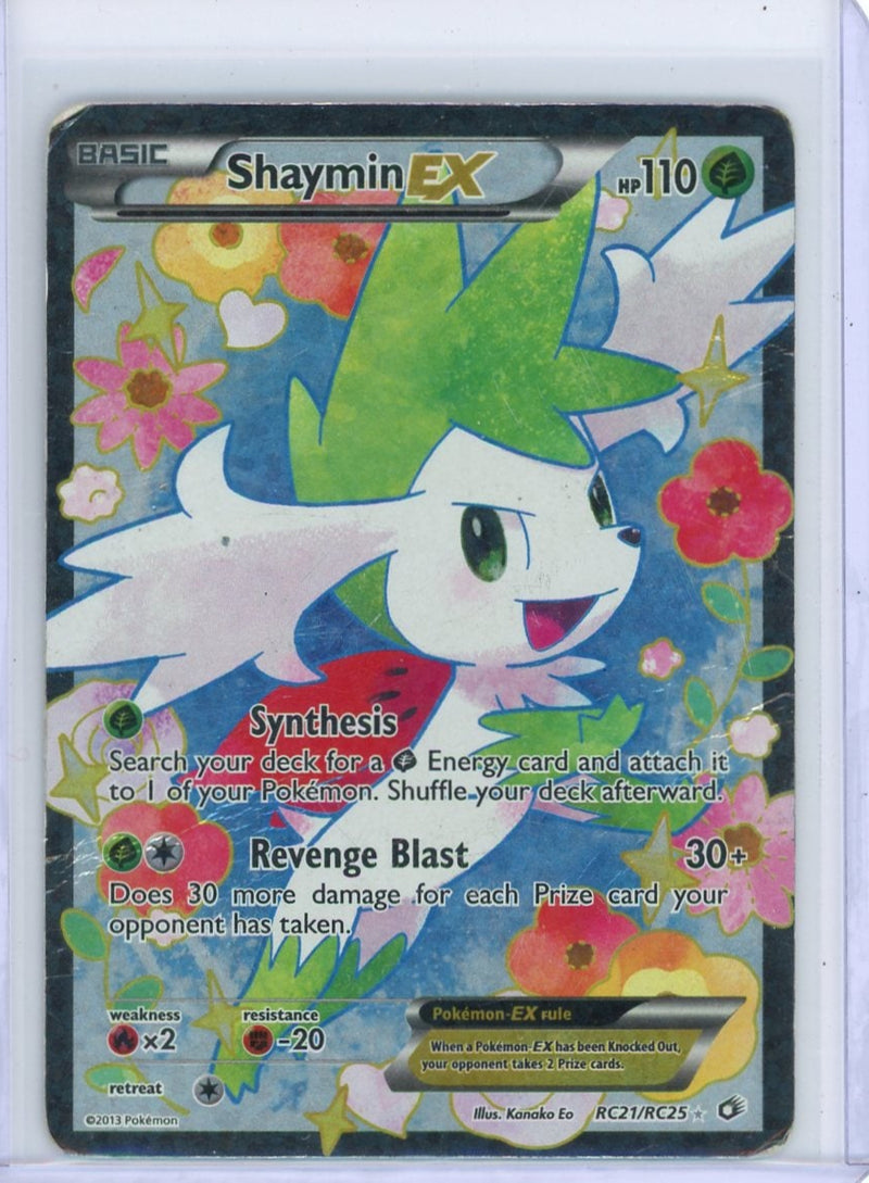 Shaymin EX Pokémon Legendary Treasures Full-Art 