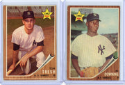 Yankees 1962 Topps 2-card Rookie Card Lot #31 #219
