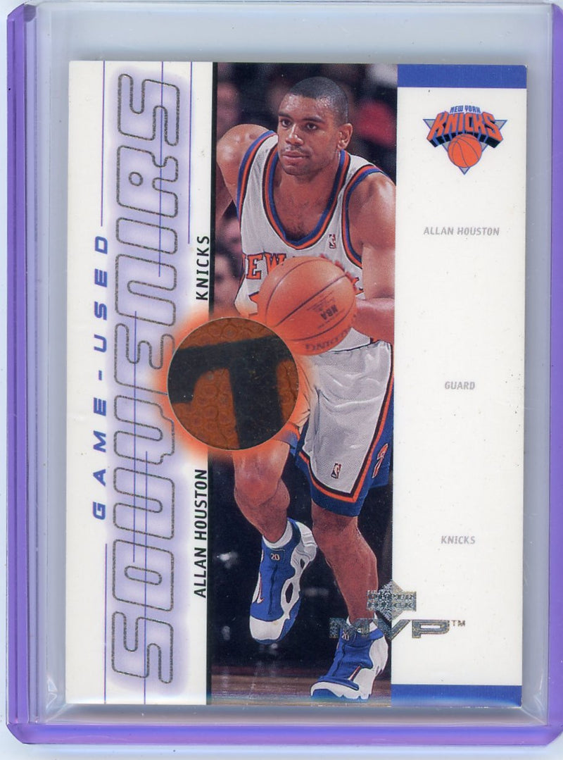 Allan Houston 2000 Upper Deck MVP Game-Used Souvenirs basketball relic