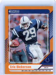 Eric Dickerson 2024 Panini Donruss Jersey Number orange #'d 29/29