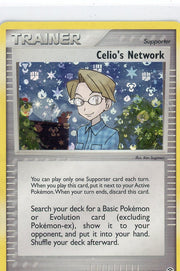 Celio's Network Trainer 2004 Pokemon Network Reverse EX Fire Red Leaf Green holo 88/112