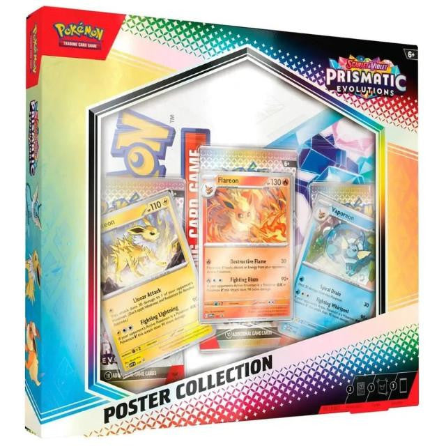 Pokémon Scarlet and Violet Prismatic Evolutions Poster Collection