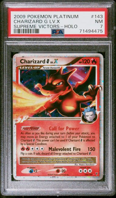 Charizard Lv. X 2009 Pokemon Supreme Victors rare holo 
