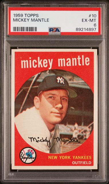 Mickey Mantle 1959 Topps 
