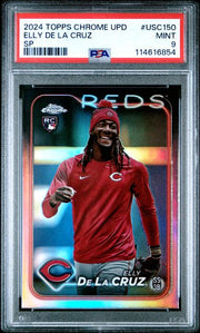 Elly De La Cruz 2024 Topps Chrome Update Variation SP #USC150 PSA 9 RC