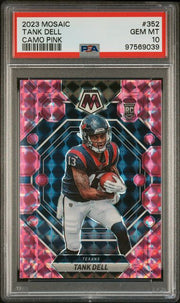 Tank Dell 2023 Mosaic Pink Camo PSA 10 RC