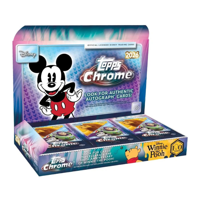 2026 Disney Topps Chrome Hobby Box