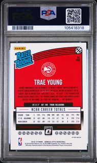 Trae Young 2018 Panini Optic Shock PSA 9