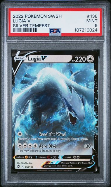 Lugia V Pokémon Silver Tempest Ultra Rare 