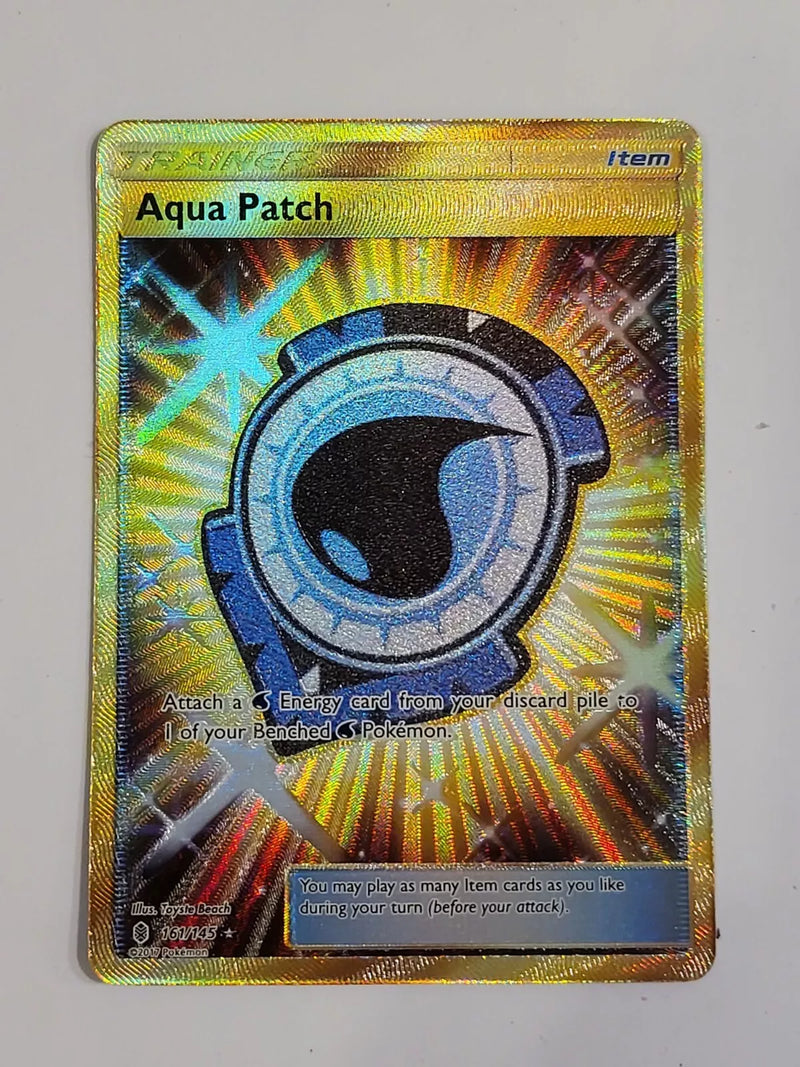 Aqua Patch Sun & Moon: Guardians Rising 161/145 Holo