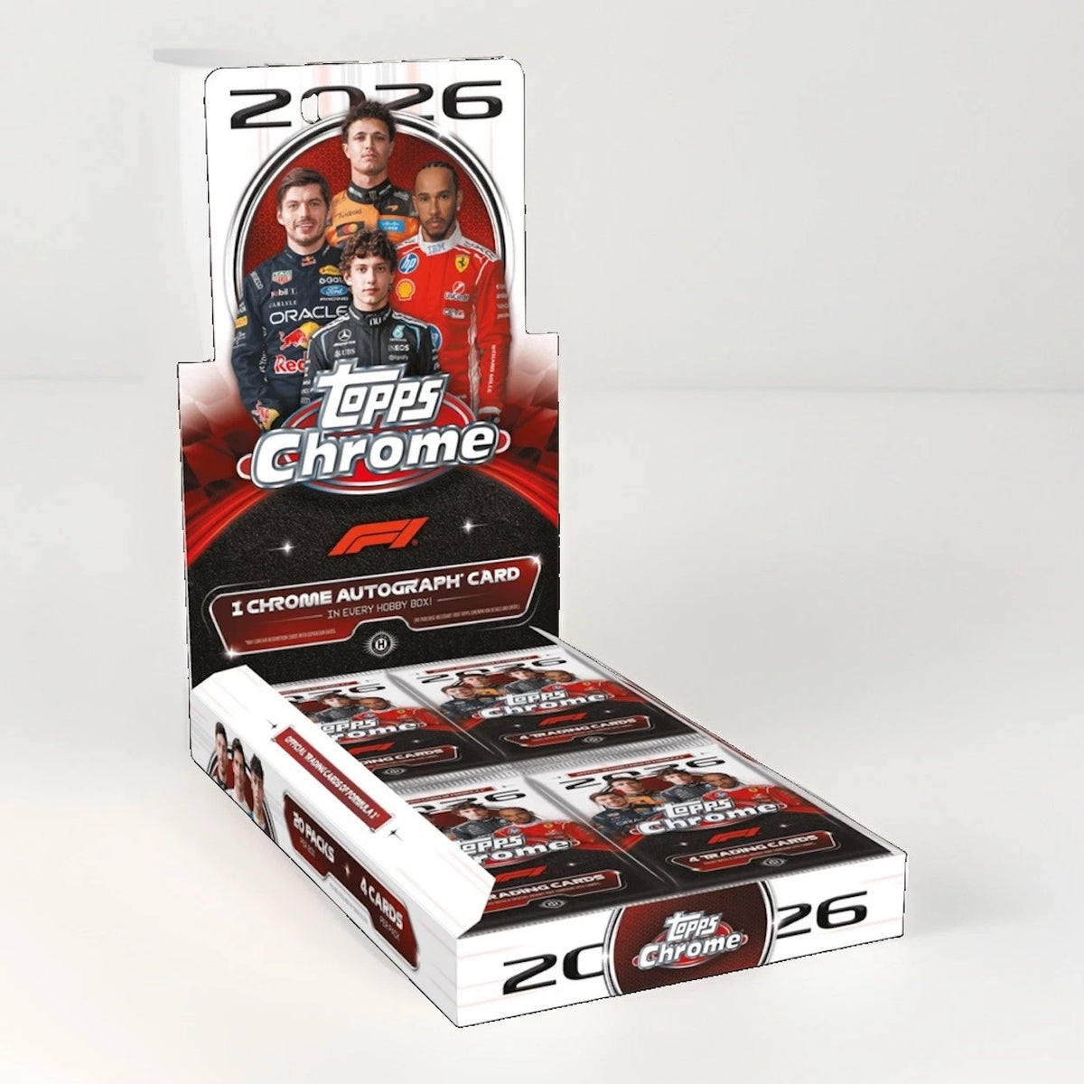 2026 Topps Chrome F1 First Day Issue Hobby 12 Box Case