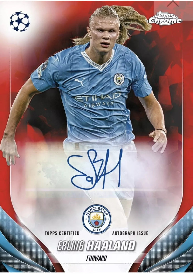 2023-24 Topps Chrome UEFA Club Competitions Sapphire Box