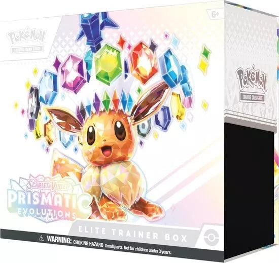 Pokémon Scarlet & Violet Prismatic Evolutions Elite Trainer Box