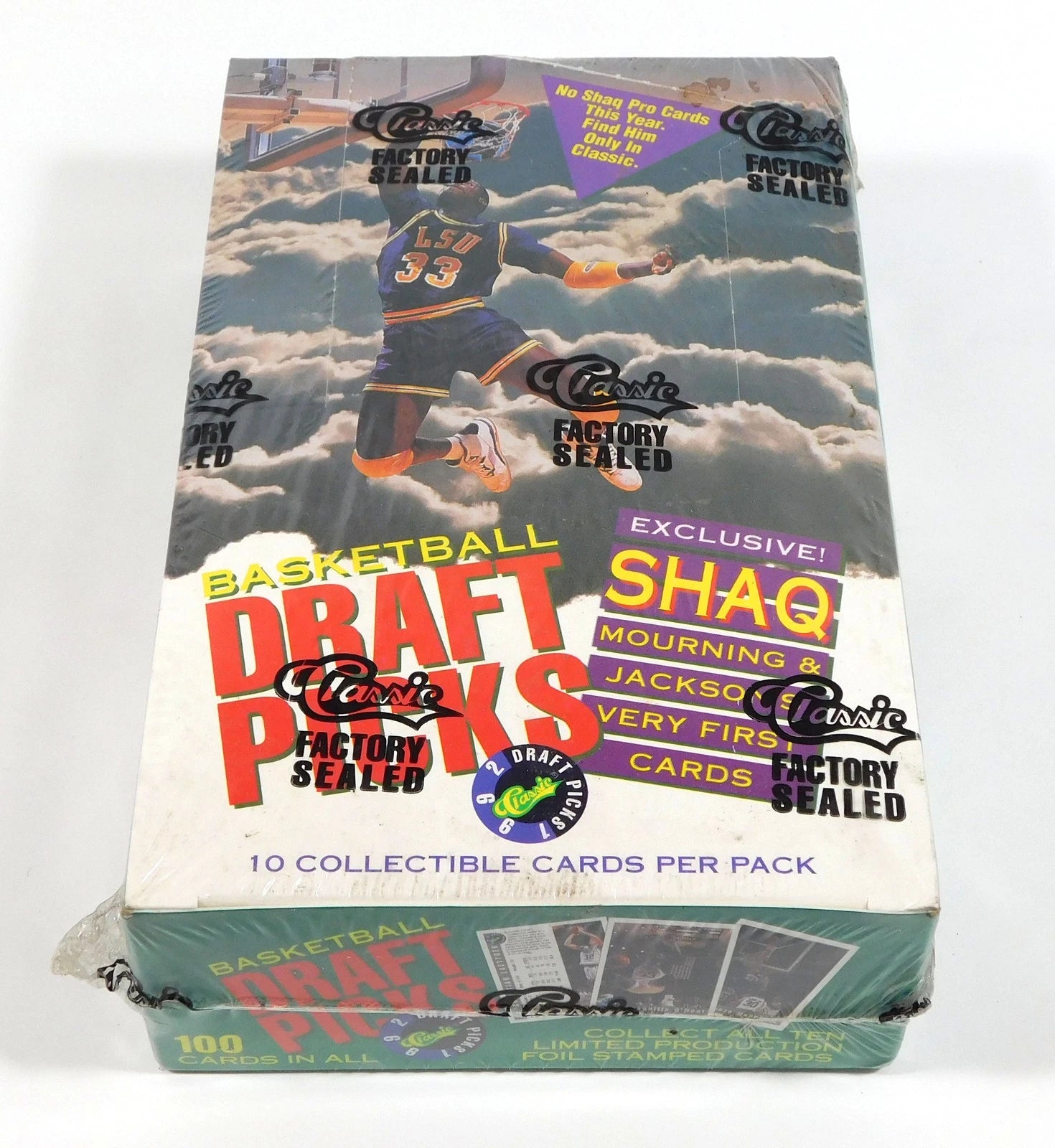 1992 Basketball Classic Draft Picks Factory Sealed Box