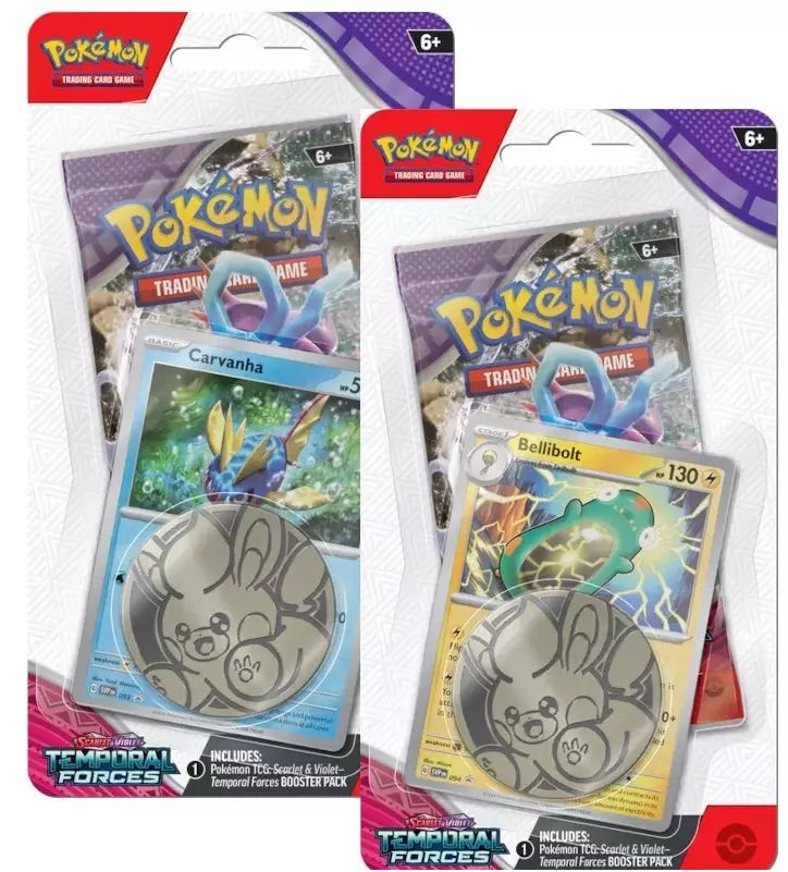 Pokémon Scarlet & Violet Temporal Forces Checklane Blister Pack