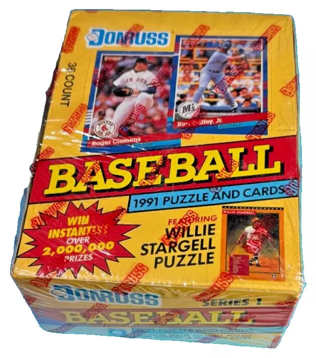 1991 Donruss Baseball Series 1 Sealed Box