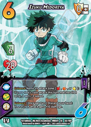 My Hero Academia Universus Izuku Midoriya Starter Deck Promo Pack