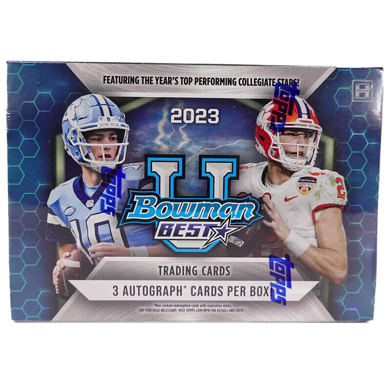 2023 Bowman Best University Football Breakers Delight Box