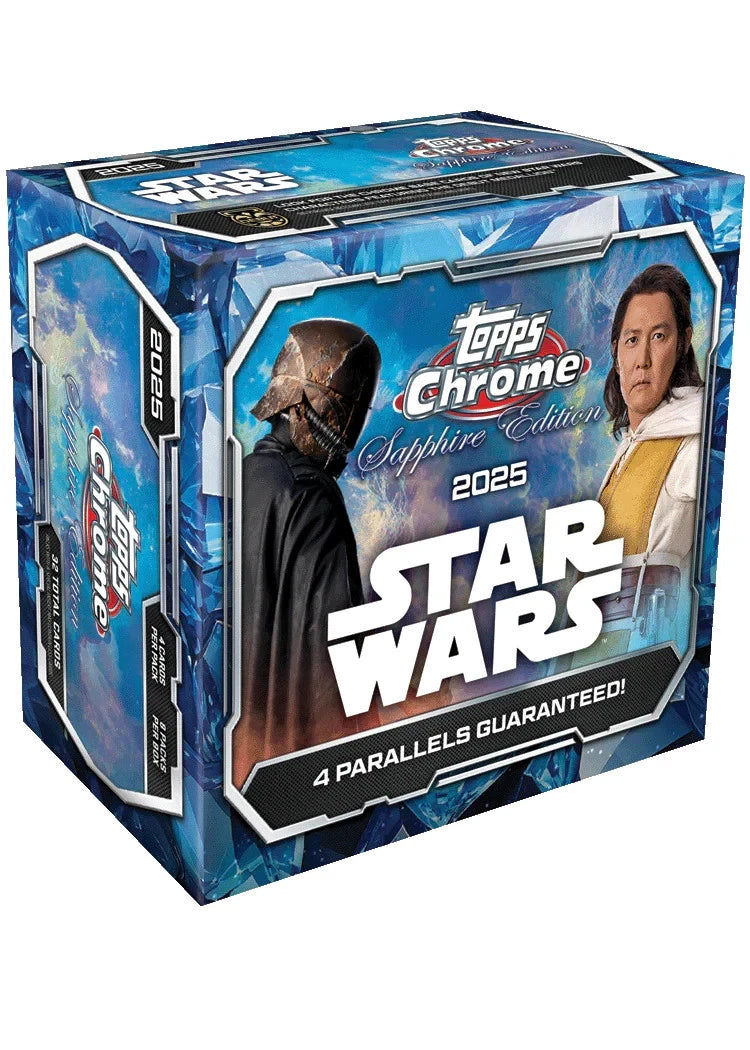 2025 Star Wars Chrome Sapphire Hobby 10 Box Case