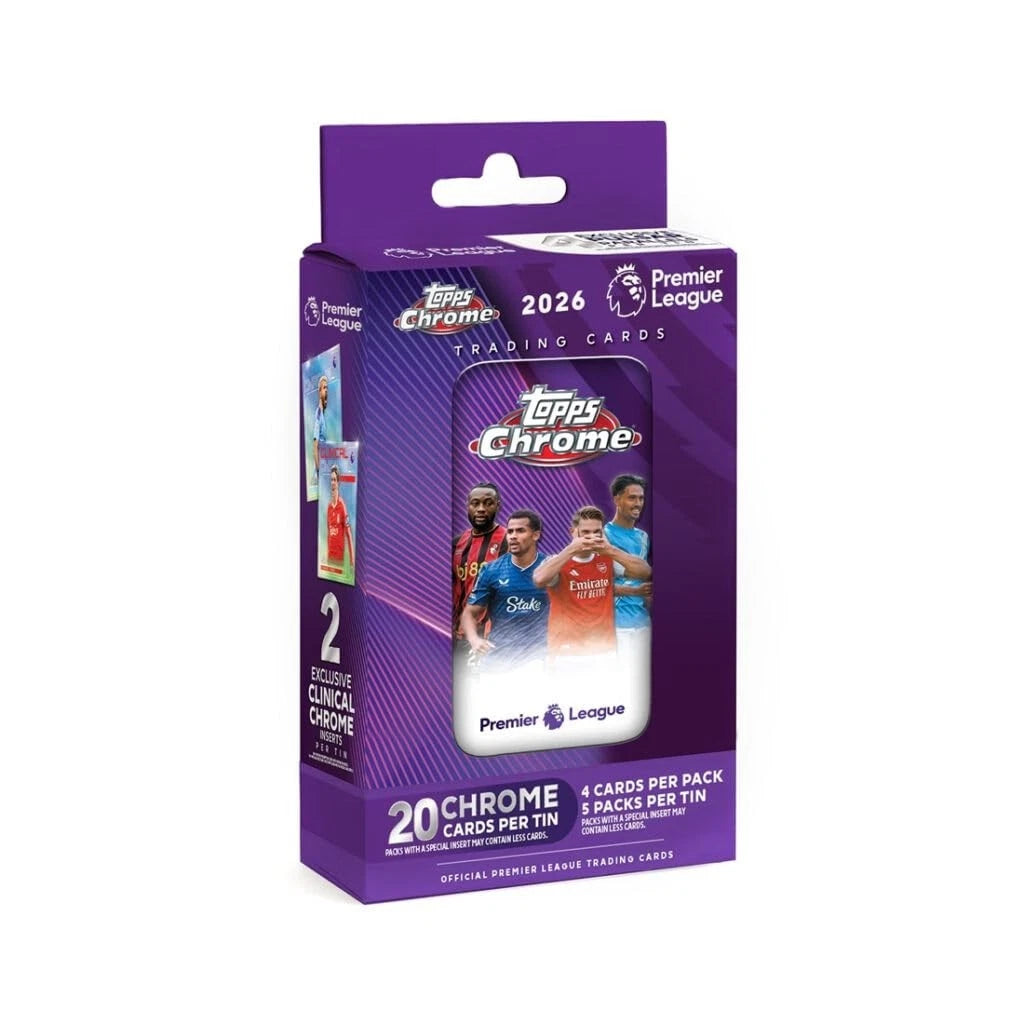 2025-26 Topps Chrome English Premier League Collector's Tin