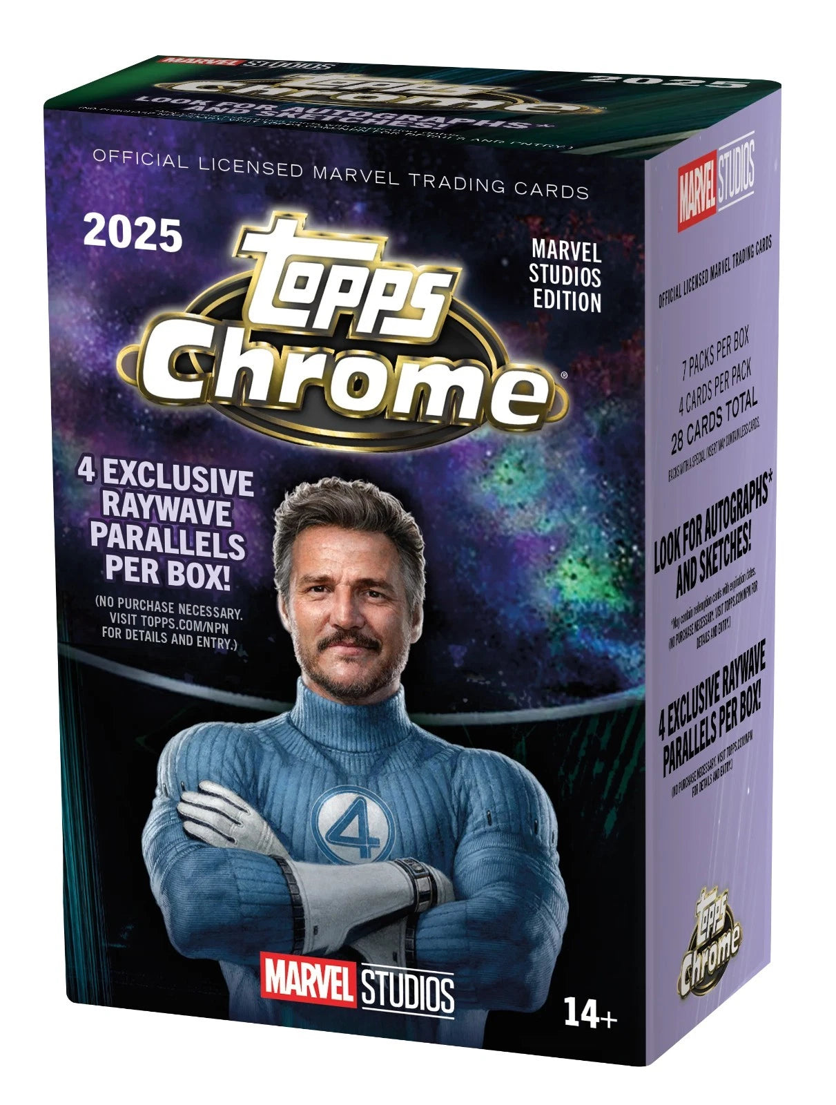 2025 Topps Marvel Studios Chrome Blaster Box