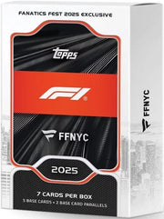 2025 Topps F1 Formula 1 Fanatics Fest NYC Exclusive Box